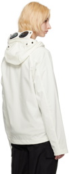C.P. Company White Goggle Jacket