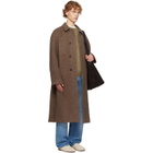 LE17SEPTEMBRE Brown Tweed Raglan Over Coat