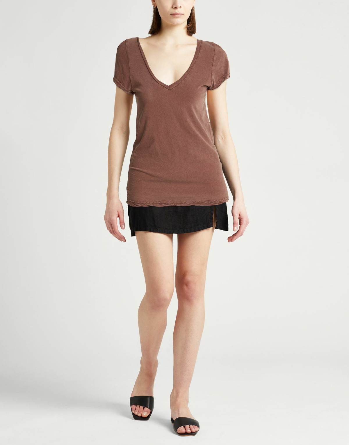 Crossley Womens T-shirt in Brown