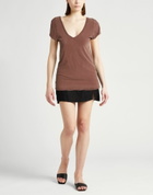 Crossley Womens T-shirt in Brown