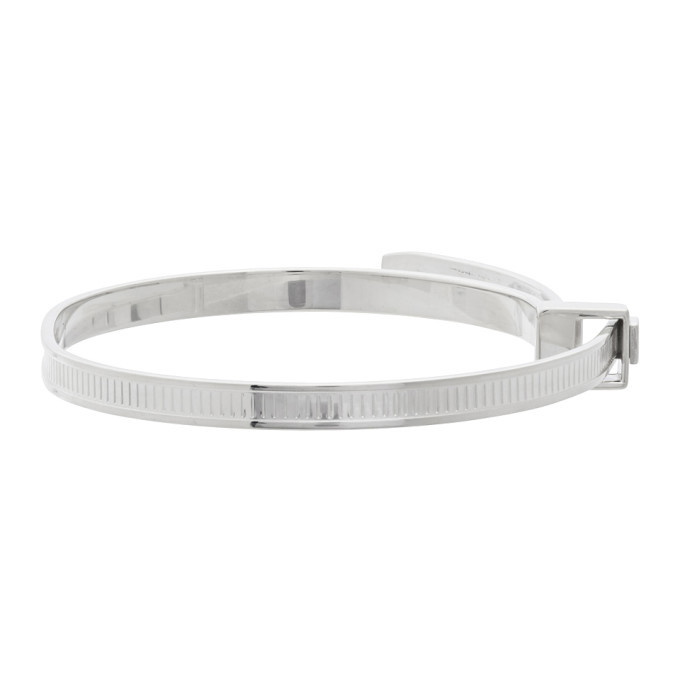 Balenciaga Drops 925 Sterling Silver Zip Tie Bracelet  Hypebeast
