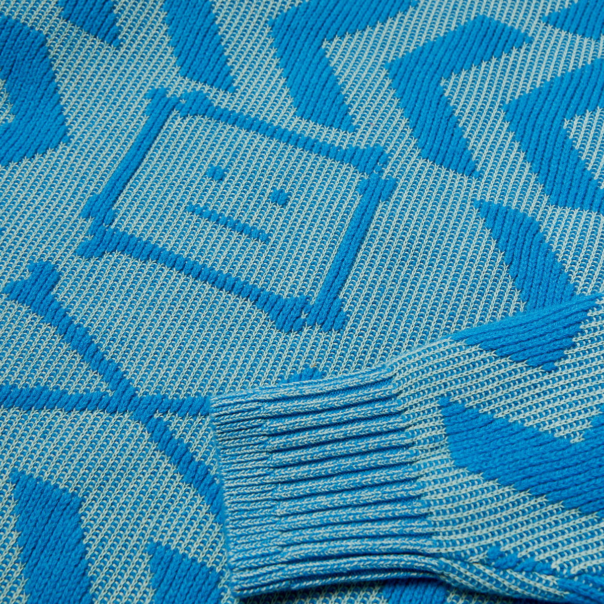 Acne Studios Keith Cross Bones Face Relaxed Crew Knit in Spearmint ...