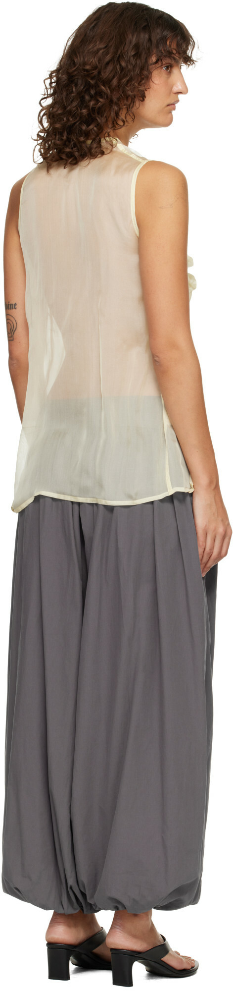 Belle Anna Yellow Vale Top