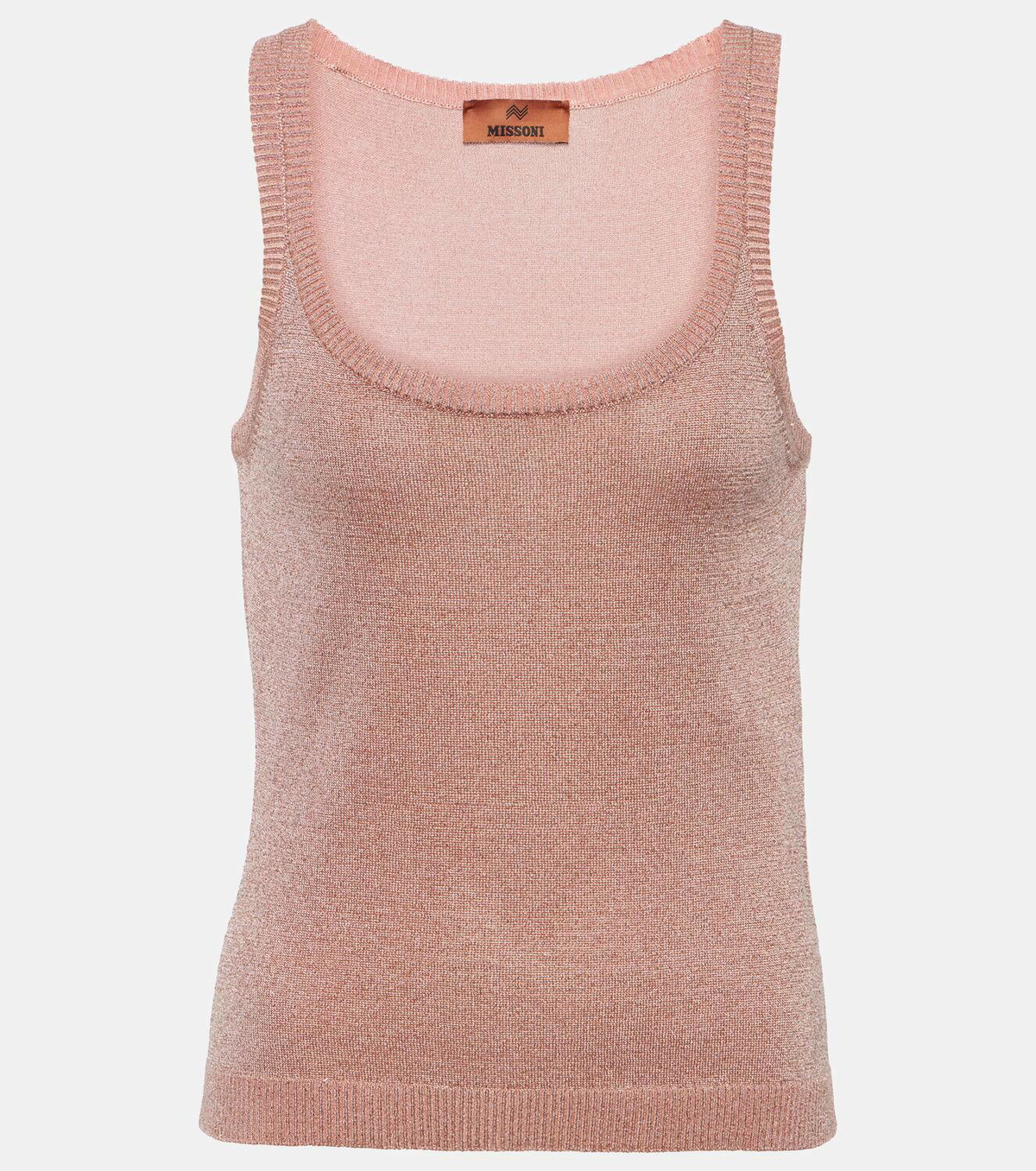 Missoni Metallic knit tank top Missoni