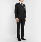 The Row - Black Mark Slim-Fit Silk Grosgrain-Trimmed Escorial Wool Tuxedo - Black