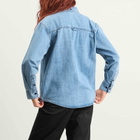 DUNST Women's Denim Shirt in Classic Blue