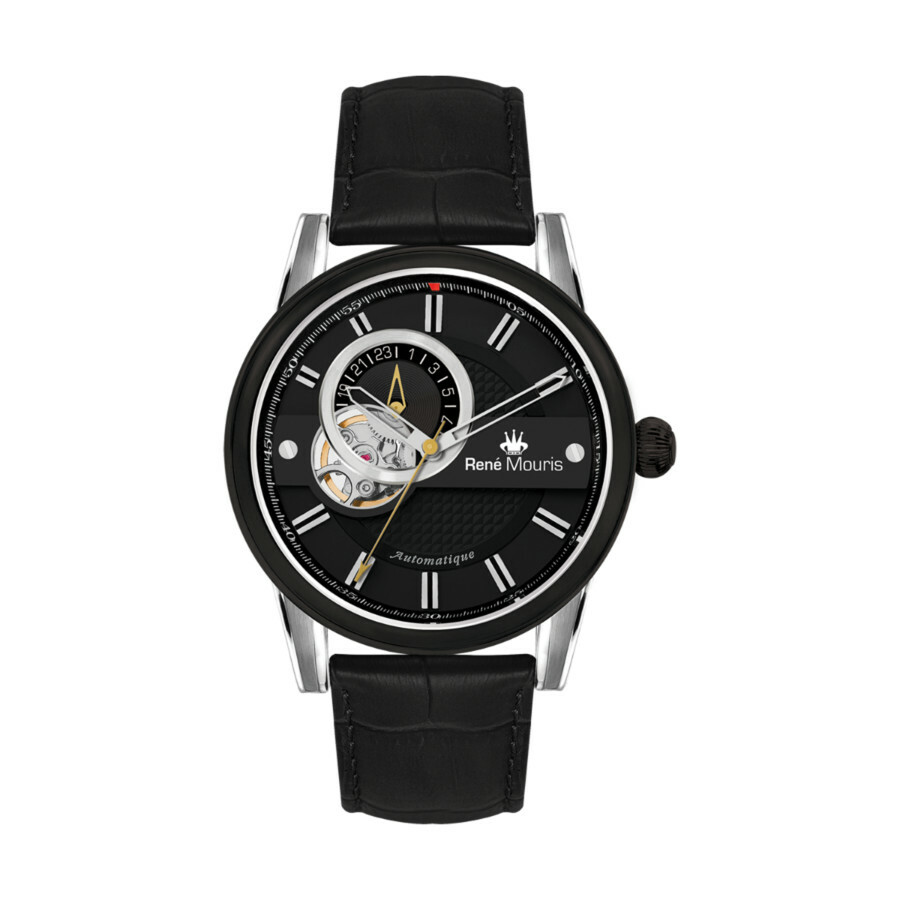 Rene Mouris Orion Automatic Black Dial Mens Watch 70101RM2