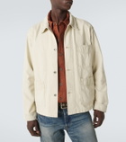 RRL Corduroy-trimmed denim jacket
