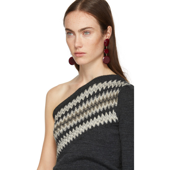 Isabel Marant Grey Dulcie Wild West Sweater
