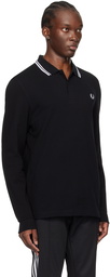 Fred Perry Black Striped Polo