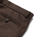 Kingsman - Oxford Cropped Tapered Wool-Tweed Suit Trousers - Brown