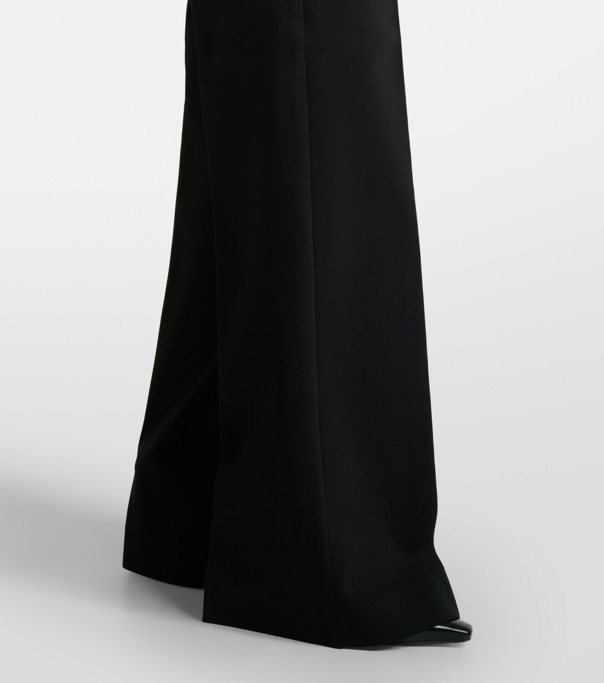 Sportmax Belted crêpe straight pants