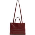 Telfar Burgundy Medium Shopping Tote
