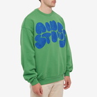 Acne Studios Men's Fyre Bubble Logo Crew Sweat in Electric Green