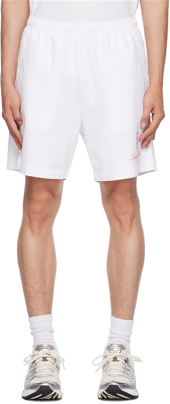 Photo: Sporty & Rich White Vendome Shorts