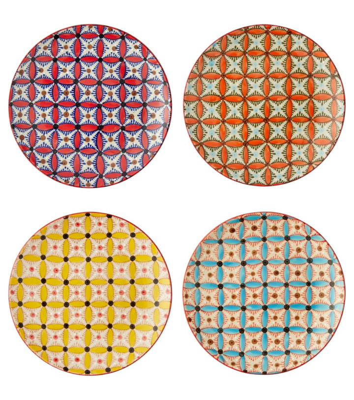 Photo: Polspotten Hippy set of 4 side plates