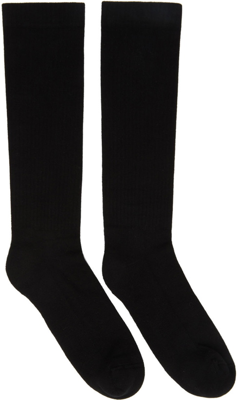 Photo: Rick Owens DRKSHDW Black Graphic Logo Socks
