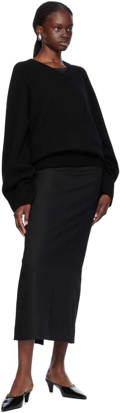 Teurn Studios Black Tot Maxi Skirt