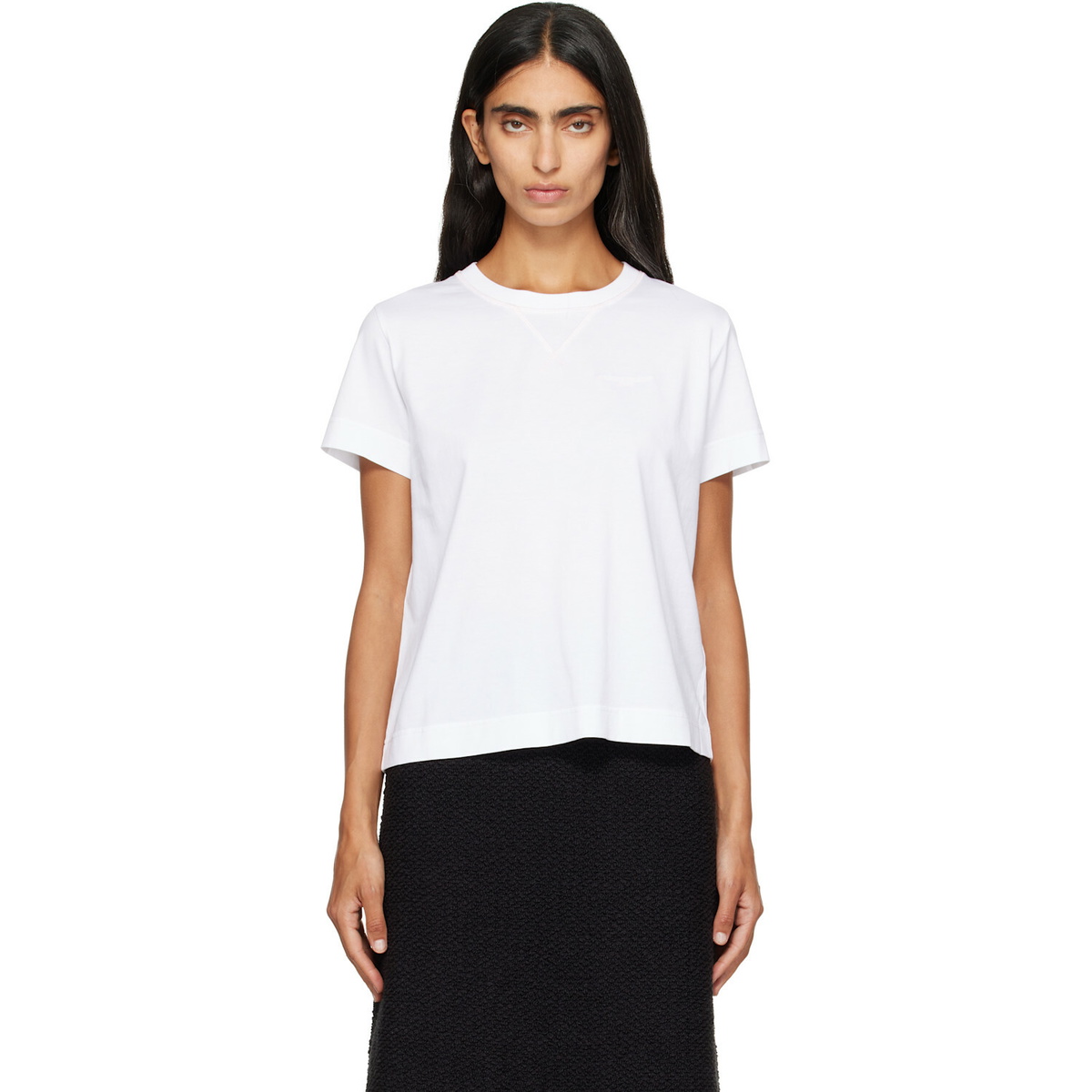 Givenchy White Logo Crewneck T-shirt