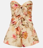 Zimmermann Mahon floral cotton romper