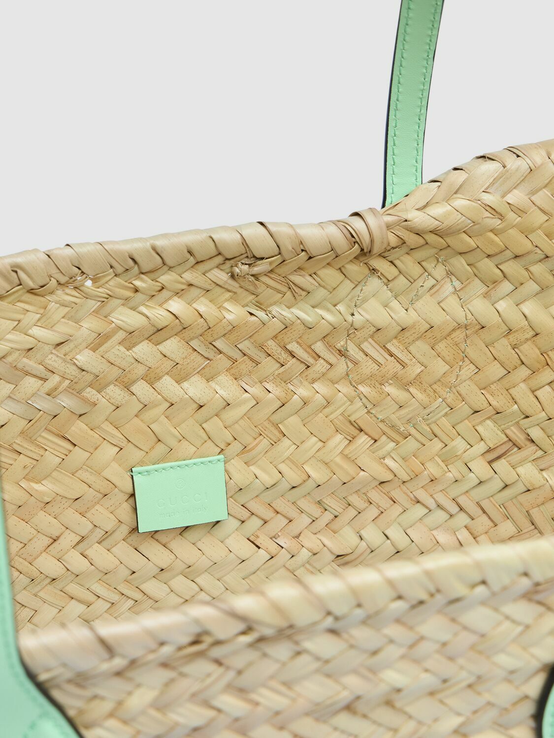 GUCCI Summer Raffia Tote Bag