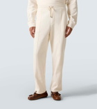 Ralph Lauren Purple Label Cotton and cashmere straight pants