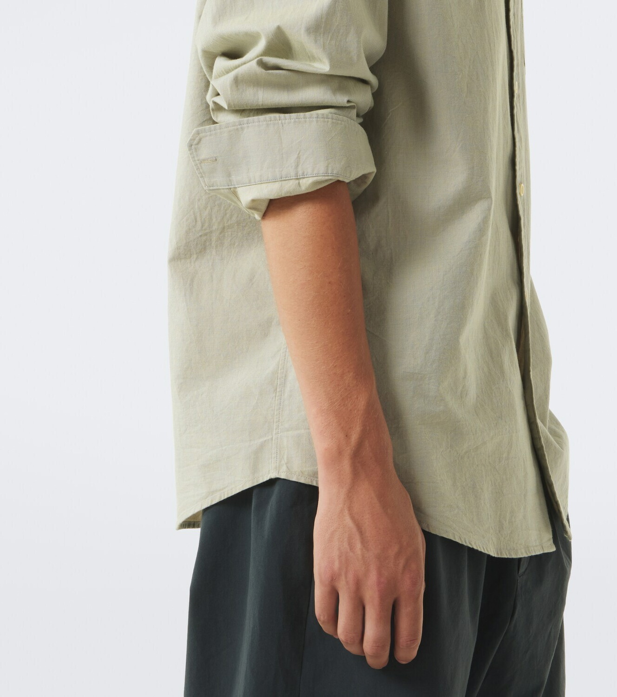 The Row Pompeo cotton chambray shirt