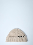 Marni Logo Motif Beanie Hat