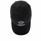 Versace Men's Medusa Logo Cap in Black/White