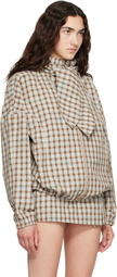 Sandy Liang Beige Eddy Jacket