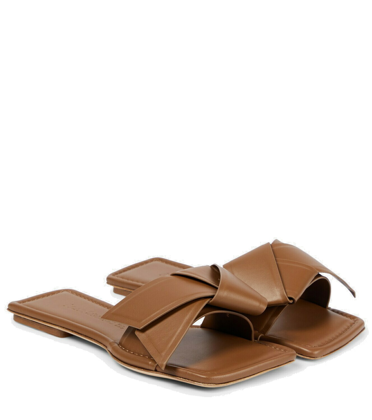 【送料&関税込】Acne Studios Musubi Black Sandals Acne Studios Musubi leather sandal - Black | REVERSIBLE