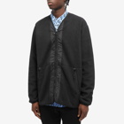 Comme Des Garçons Homme Men's Boa Fleece Zip Liner Jacket in Black