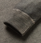 Incotex - Garment-Dyed Virgin Wool Sweater - Men - Charcoal