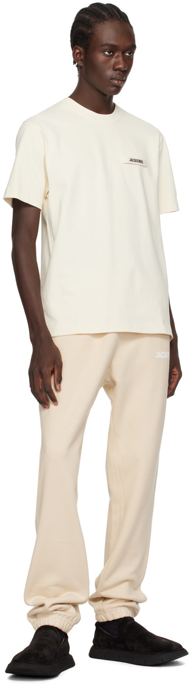 Jacquemus Beige Les Classiques 'Le T-Shirt Gros Grain' T
