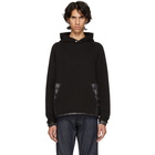 Moncler Black Maglia Down-Filled Hoodie