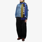Aries Men's Credit Card Scarf in Black 