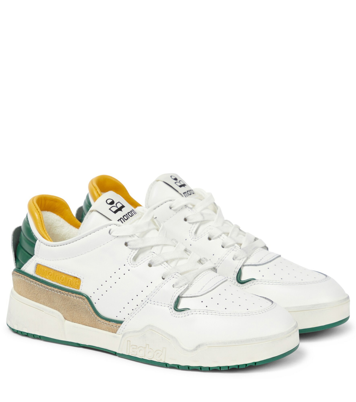 Isabel Marant White Leather Emree Trainers 38