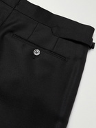 TOM FORD - Shelton Slim-Fit Wool and Mohair-Blend Trousers - Black