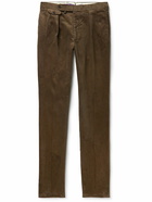 Ralph Lauren Purple label - Gregory Straight-Leg Cotton-Corduroy Trousers - Brown