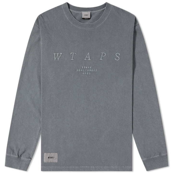 Photo: WTAPS Long Sleeve Design System Tee Grey