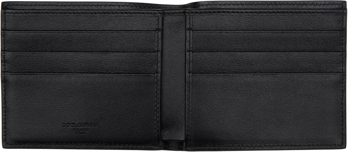 Dolce&Gabbana Black Calfskin Bifold Wallet
