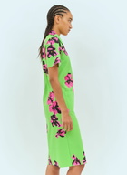 Miu Miu Flower Midi Dress