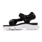 Givenchy Black Jaw Sandals