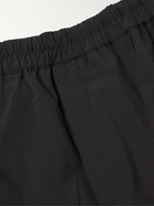 RÓHE - Straight-Leg Pleated Ripstop Trousers - Black