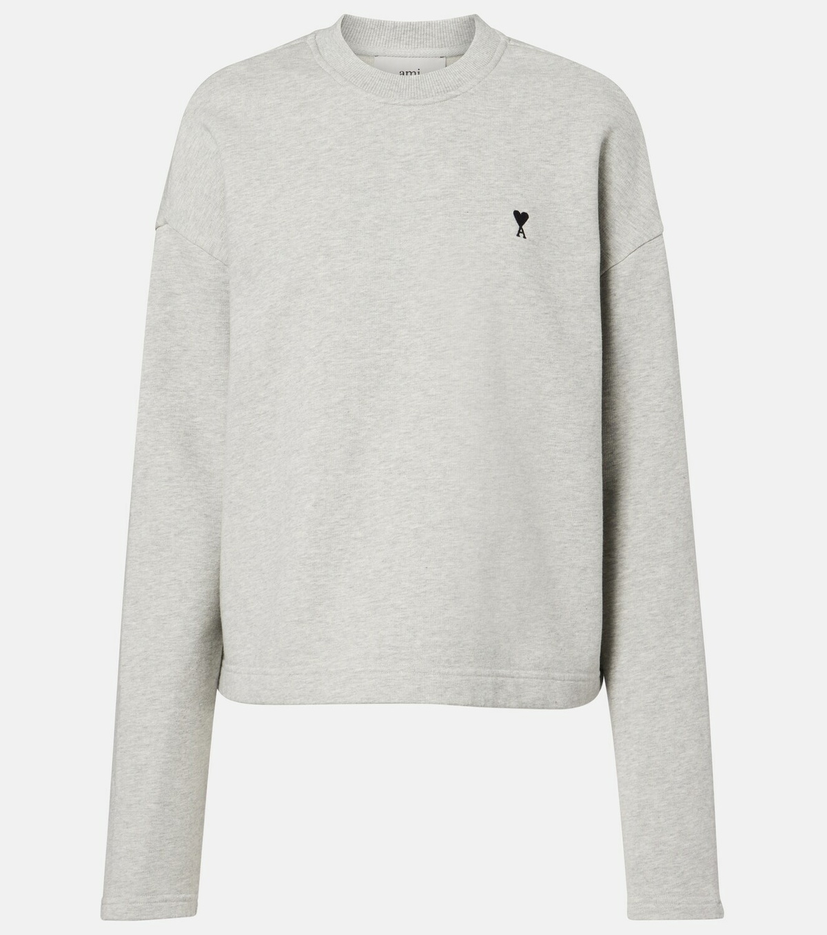 Ami Paris Ami de Cœur cotton fleece sweatshirt
