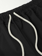 Rick Owens - Straight-Leg Stretch-Cotton Poplin Drawstring Shorts - Black