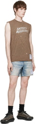 Satisfy Brown MothTech Muscle Tank Top