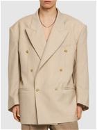 HED MAYNER Light Wool Double Breasted Jacket