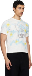 Kenzo Off-White Kenzo Paris 'KENZO Cartoon' Slim T-shirt