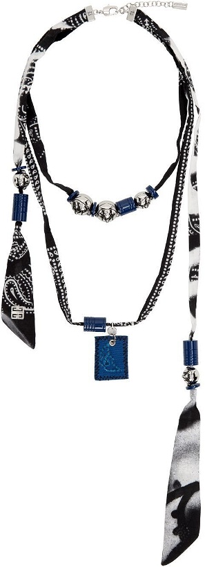 Photo: Givenchy Black Chito Edition Bandana Moon Necklace